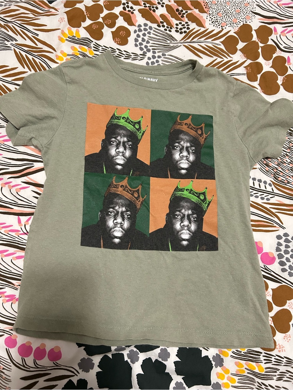 Old Navy The Notorious BIG Shirt (Size Youth 6-7)